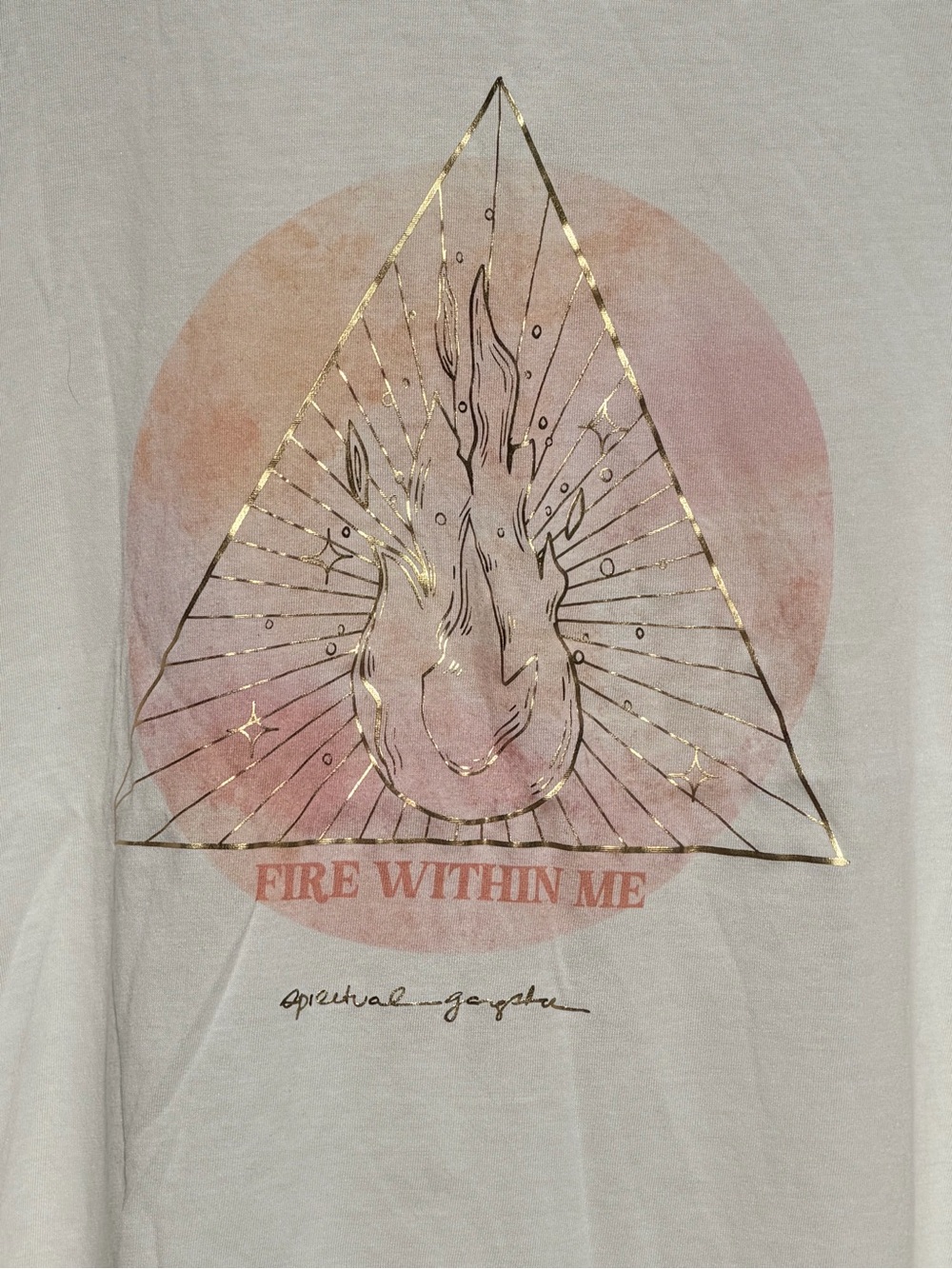 Spiritual Gangster “Fire Within Me” Graphic Muscle Tank – Women’s Small - Picture 4 of 5